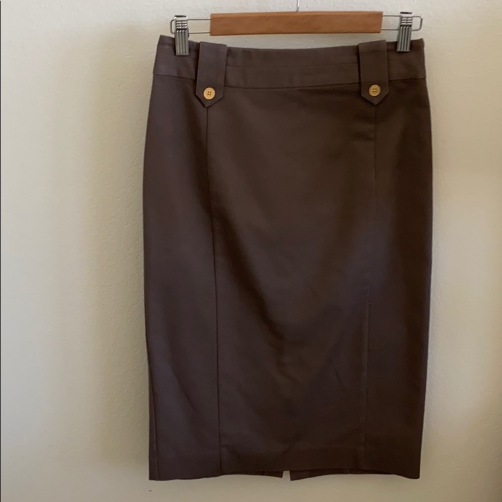 Banana Republic taupe pencil skirt size 0